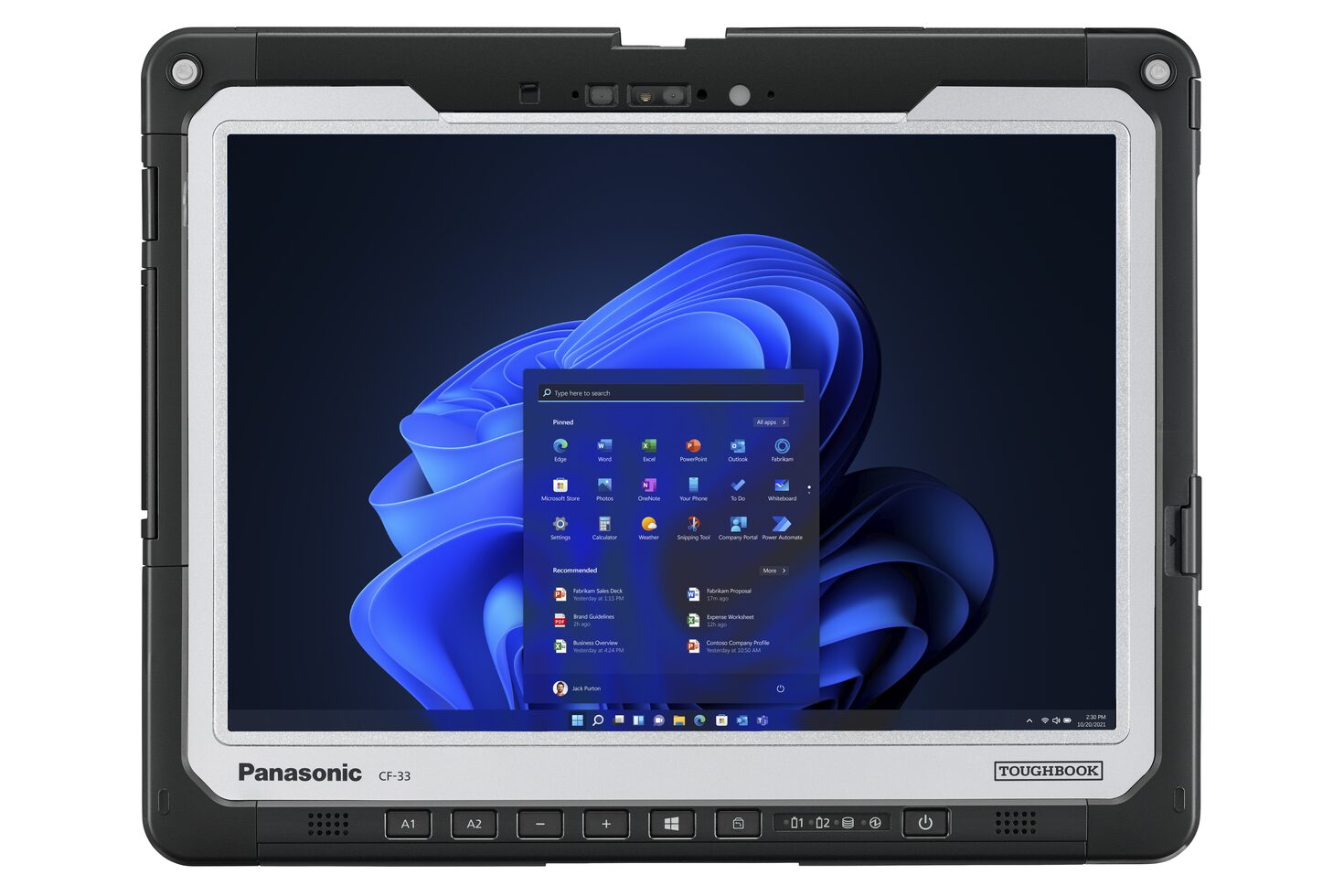 PANASONIC 12" TOUGHBOOK 33 (Mk2) i7  FULLY-RUGGED with Dual TS, Backlit KBD, True Serial, W11P