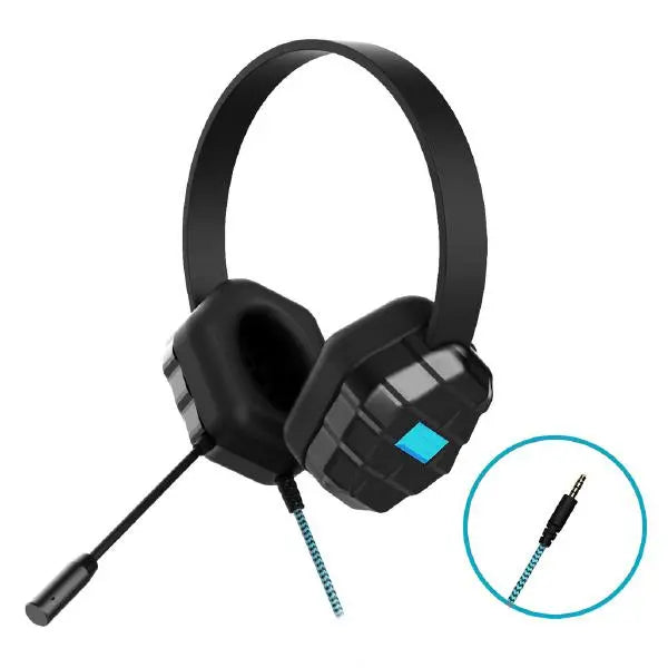 Gumdrop DropTech B1 Kids Rugged Headset with Microphone - Compatible with all devices with a 3.5mm headphone jack (Bulk packaged in Poly bag) - Masters Voice Audio Visual