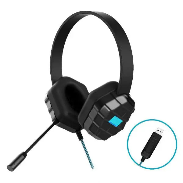 Gumdrop DropTech USB B2 Kids Rugged Headset - Compatible with all devices with USB connector - Masters Voice Audio Visual